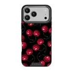Cherrybomb - iPhone 17 Pro Max Case, Elite Dark (MagSafe) / Silver