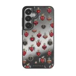 Sworn Hearts - Samsung Galaxy S25 Case, Elite Mirror Dark (Magnetic) / Silver