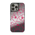 Flower Girl - iPhone 16 Pro Max Case, Elite Mirror Dark (MagSafe) / Silver