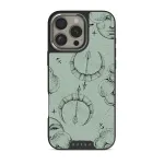 Sagittarius - iPhone 16 Pro Max Case, Elite Dark (MagSafe) / Silver / Turquoise
