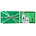 CLINIQUE_SET &bdquo;Brightness Boosters Even Better Clinical&ldquo; pigmendilaikude vastane seerum 30 ml + &bdquo;Brightening Moisturizer&ldquo; nahka heledamaks muutev ja niisutav kreem 15 ml + &bdquo;All About Eyes&ldquo; silmakontuurikreem 5 ml + kosmeetikakott