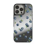 Blueberry Muffin - iPhone 16 Pro Case, Elite Mirror Dark (MagSafe) / Silver