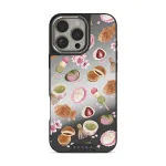 Caf&eacute; Haru - iPhone 16 Pro Case, Elite Mirror Dark (MagSafe) / Silver