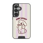 Stay Lucky - Samsung Galaxy S25 Plus Case, Elite Dark (Magnetic) / Silver
