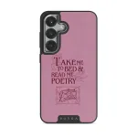 Read Me - Samsung Galaxy S25 Plus Case, Elite Dark (Magnetic) / Silver