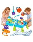 WOOPIE Water Table with Sandbox 2 in 1 Water Park with Accessories