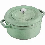 Staub Round Cast Iron Pot - 2.6 ltr, Mint