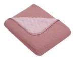 Blanket - 675 - double - CUBE / BOCULA - DIRTY PINK - size 80x90 cm