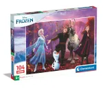 &bdquo;Clementoni&ldquo; pusle, 104 t&uuml;kki, &bdquo;Super Frozen: J&auml;&auml;kuningriik 2&ldquo;, 25771