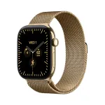 Nutikell Apple Watch Series 12 GPS + Cellular 46mm Radiant Gold Titanium Case with Radiant Gold Milanese Loop - M/L MJGV4ET/A