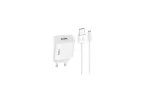 KSC-314 EU Mains Charger + USB to Lightning 2.4A 1m White