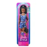 BARBIE FASHIONISTAS nukk, moekunstnik, sinises kleidis (JJN61)