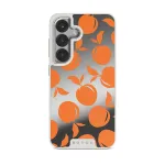 Peach Fuzz - Samsung Galaxy S25 Plus Case, Elite Mirror Light (Magnetic) / Silver