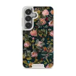 Bloomy Garden - Vintage Samsung Galaxy S25 Plus Case, Elite Light (Magnetic) / Silver
