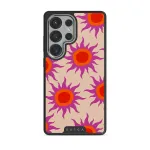 Sunset Glow - Samsung Galaxy S25 Ultra Case, Elite Dark (Magnetic) / Silver