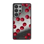 Cherrybomb - Samsung Galaxy S25 Ultra Case, Elite Mirror Dark (Magnetic) / Silver