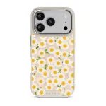 Pure Bliss - Daisy iPhone 17 Pro Case, Elite Light (MagSafe) / Silver