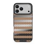 Golden Sand - iPhone 17 Pro Max Case, Elite Mirror Dark (MagSafe) / Silver