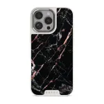 Rose Gold Marble - iPhone 16 Pro Case, Elite Light (MagSafe) / Silver