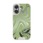 Funky Sensation - iPhone 16 Case, Elite Mirror Light (MagSafe) / Silver