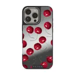 Cherrybomb - iPhone 16 Pro Max Case, Elite Mirror Dark (MagSafe) / Silver