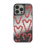Candy Lane - iPhone 16 Pro Max Case, Elite Mirror Dark (MagSafe) / Silver