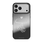 City Lights - iPhone 17 Pro Max Case, Elite Mirror Dark (MagSafe) / Silver