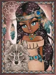 Teemantmosaiik INDIA T&Uuml;DRUK HUUNDIGA 40x30