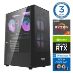 INTOP AQUA Ryzen 7 7700X 64GB DDR5 1TB SSD M.2 NVME+2TB RTX5060Ti 16GB WIN11Pro