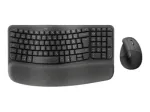 Logitech Wave & Lift Combo langaton n&auml;pp&auml;imist&ouml; ja hiiri