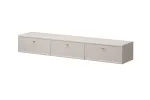 Tv Set Wall Mounted Lorini 200 Cm - Cashmere / Gold Handles