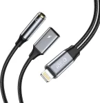 AV Tech-Protect adapter &bdquo;UltraBoost&ldquo; &bdquo;Lightning&ldquo; (isane) / 3,5 mm &bdquo;mini jack&ldquo; (emane) &ndash; &bdquo;Lightning&ldquo; (emane) &ndash; must