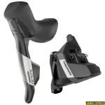 Pavarų ir stabdžių rankenėlė SRAM Shift/Hydraulic Disc Brake Apex AXS D1 Stealthamajig connected Rear Brake/Left Shift 2000mm w/ Flat Mount 20mm SS Hardware (Rotor and Bracket sold separately)