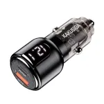 KSC-1178 Kahe pistikupesaga 75 W autolaadija USB- ja Type-C-pistikupesadega
