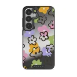 Good Vibes - Samsung Galaxy S25 Case, Elite Mirror Dark (Magnetic) / Silver