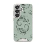 Scorpio - Samsung Galaxy S25 Case, Elite Light (Magnetic) / Silver / Turquoise