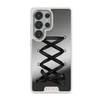 Forbidden - Samsung Galaxy S25 Ultra Case, Elite Mirror Light (Magnetic) / Silver