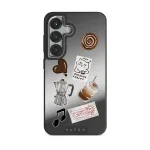 Oat Milk Please - Samsung Galaxy S25 Plus Case, Elite Mirror Dark (Magnetic) / Silver