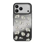 Snooze - iPhone 17 Pro Max Case, Elite Mirror Dark (MagSafe) / Silver