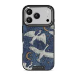 Star Crossed - iPhone 17 Pro Case, Elite Dark (MagSafe) / Silver