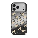 Starchaser - iPhone 17 Pro Max Case, Elite Mirror Dark (MagSafe) / Silver