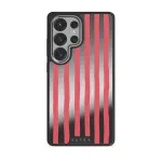 Pomegranate - Samsung Galaxy S25 Ultra Case, Elite Mirror Dark (Magnetic) / Silver