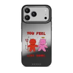 Like Home - iPhone 17 Pro Max Case, Elite Mirror Dark (MagSafe) / Silver