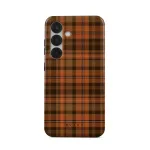 Autumn Plaid - Samsung Galaxy S25 Plus Case, Tough (Magnetic) / N/A