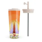 Sunrise - Travel Mug, 700 ml / Flap & Straw Set