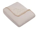 Blanket - 675 - double - CUBE / BOCULA - ECRU - size 80x90 cm