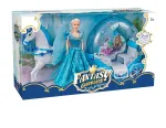 Carriage with Horses + Doll Set