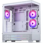 PHANTEKS XT View Matrix PC korpus, keskmise suurusega torn, E-ATX, karastatud klaas, Matrix LED - valge