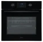 Midea MBO65M80D2-BK Oven, Built-in, Electric, Width 59.5 cm, Touch Display, Black