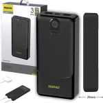 &bdquo;Dudao K10Pro&ldquo; v&auml;lisakku, 20 000 mAh, must